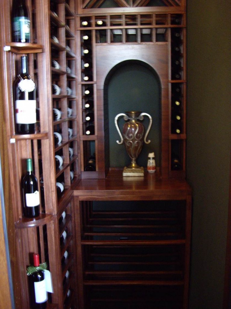 Impressive Traditional Style Custom Wine Cellar